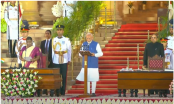টানা তৃতীয় মেয়াদে ভারতের প্রধানমন্ত্রীর শপথ নিলেন নরেন্দ্র মোদি