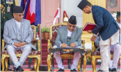 নেপালে চতুর্থবার প্রধানমন্ত্রী হিসেবে শপথ নিলেন অলি