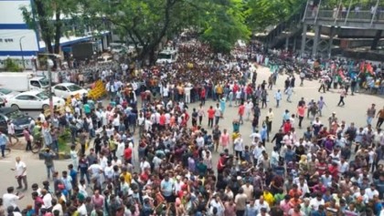 কাকরাইল-মৎস্য ভবন ও সচিবালয় এলাকায় ইশরাক সমর্থকদের অবস্থান