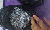 বদলগাছীতে কলমি শাকের নিচে ৯০০ পিস অ্যাম্পুল, আটক ১