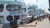 বৈরী আবহাওয়ায় বরিশালে লঞ্চ চলাচল বন্ধ