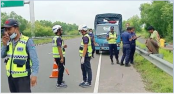 অজ্ঞাত যানের ধাক্কায় নিহত মোটরসাইকেল আরোহী