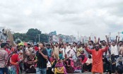 আসন পুনর্বিন্যাসের প্রতিবাদে ভাঙ্গা থানা-উপজেলা পরিষদে হামলা, অফিসার্স ক্লাবে আগুন