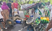 নাটোরে অটোরিকশায় বাসের ধাক্কা, ৩ যাত্রী নিহত