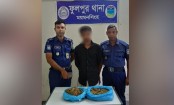 ফুলপুরে ২ কেজি গাঁজাসহ মাদক ব্যবসায়ী গ্রেপ্তার