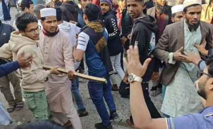 বিএনপি-জামায়াতের দুই দফা সংঘর্ষে আহত ৫০, থানা ঘেরাও