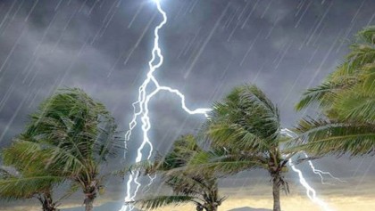 রাজধানী ঢাকাসহ দেশের ১৫টি জেলায় দমকা হাওয়াসহ বৃষ্টি ও বজ্রবৃষ্টির পূর্বাভাস