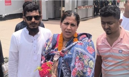 সন্তানসহ কারাগার থেকে মুক্তি পেলেন যুব মহিলা লীগ নেত্রী
