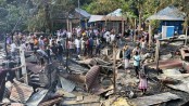 ভয়াবহ অগ্নিকাণ্ডে ২০ বসতঘর পুড়ে ছাই