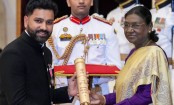 ক্রীড়াঙ্গনে অসামান্য অবদানের স্বীকৃতিস্বরূপ পদ্মশ্রী সম্মানে ভূষিত রোহিত শর্মা