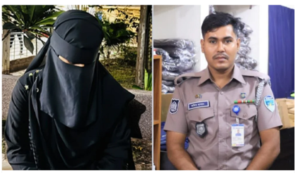 নদীতে ঝাঁপ দেওয়া তরুণীকে বাঁচালেন পুলিশ সদস্য