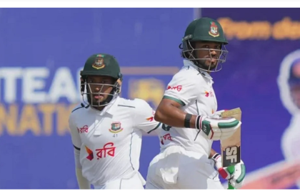 আবুধাবি টেস্টে আক্ষেপ মুশফিক-শান্তর, তৃতীয় দিন শেষে লিড ৩২৯